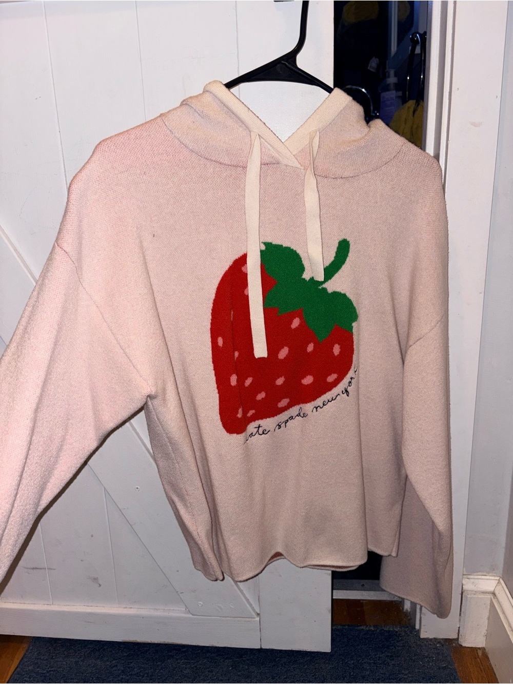 Women’s Kate Spade x Target Strawberry Graphic Hoodie Sweatshirt